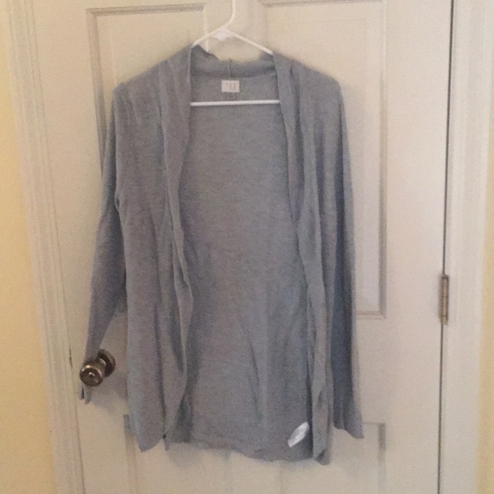 Grey cardigan